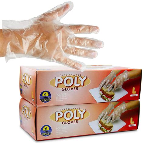 Choice Poly Disposable Polyethylene Gloves Pack Of 1000 Medium