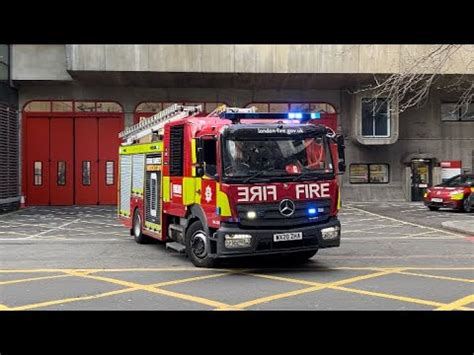 Turnout A Dowgate Fire Station London Fire Brigade Youtube