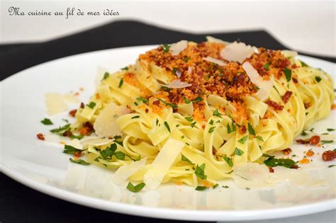 Ma cuisine au fil de mes idées Pâtes tagliatelle au chorizo