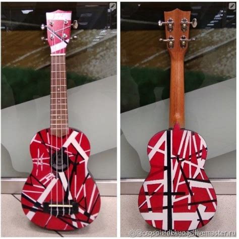 Укулеле "Ван Хален" гавайская гитара – заказать на Ярмарке Мастеров ...