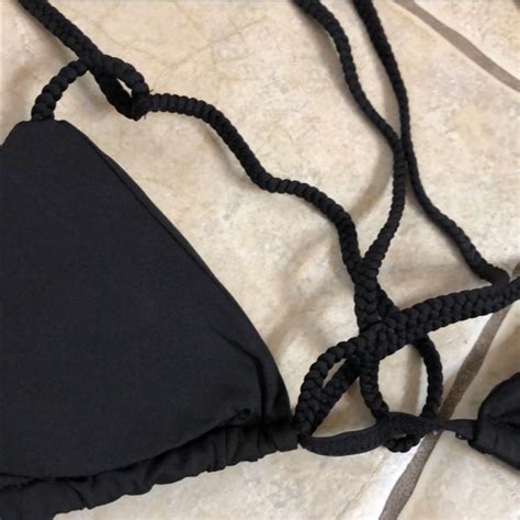 Swim Nwt Sexy Strappy Black Bikini Poshmark