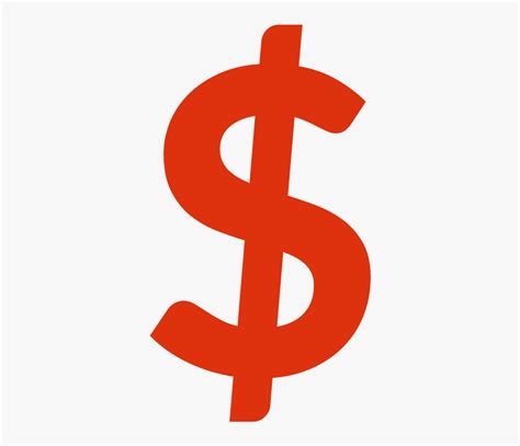 Red Dollar Sign Png - Transparent Background Red Dollar Sign, Png ...