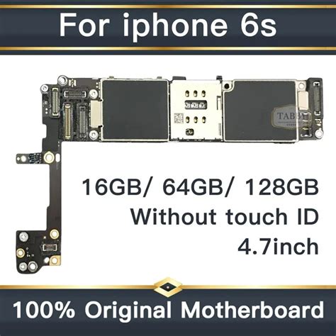 Clean Icloud Full Unlocked Mainboard Without Touch Id For Iphone