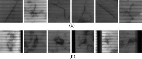 Examples Of Micro Cracks And Dark Regions A Solar Cells With Various