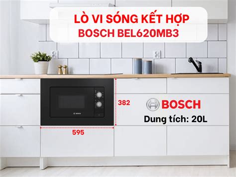 Lò vi sóng kết hợp nướng Bosch BEL620MB3 giá tốt tại Đà Nẵng