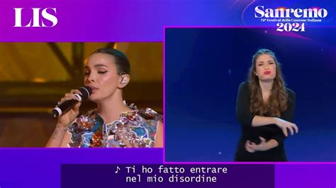 LIS Sanremo 2024 Rose Villain Canta Click Boom YouTube