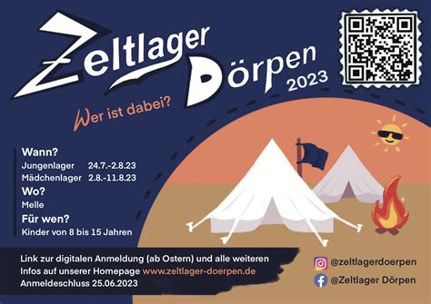 Zeltlager 2023 in Melle - Zeltlager Dörpen