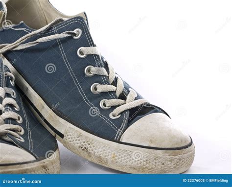 Old Sneakers stock image. Image of laces, ripped, sneakers - 22376003