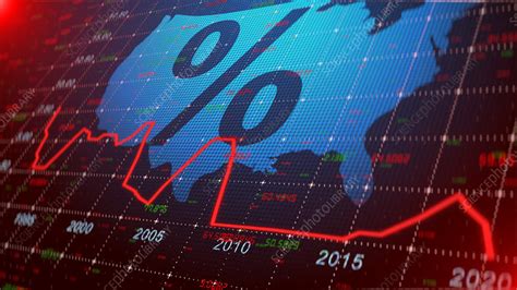 United States Interest Rates Illustration Stock Image F