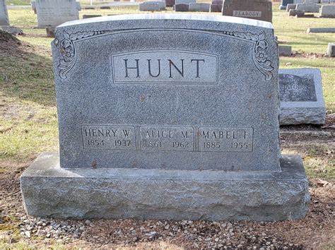 Alice Maud Beecher Hunt Find A Grave Memorial