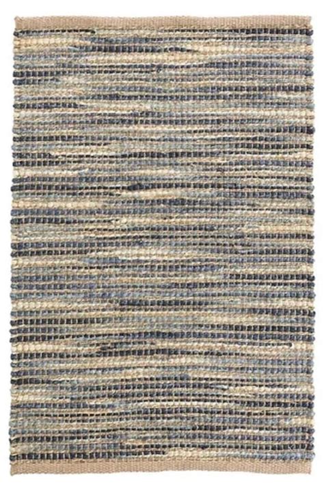 Rectangular Brown Flat Weave Jute Chindi Rug For Floor At Rs Sq Ft