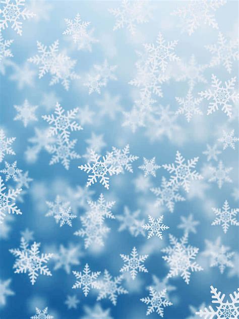 Download Blurred Falling White Snowflakes Background | Wallpapers.com