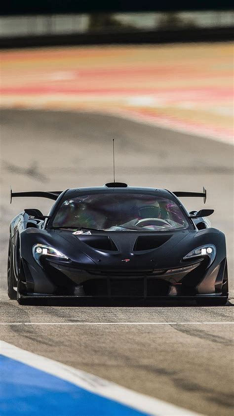 The McLaren P1 GTR, black, supercar, track, HD phone wallpaper | Peakpx