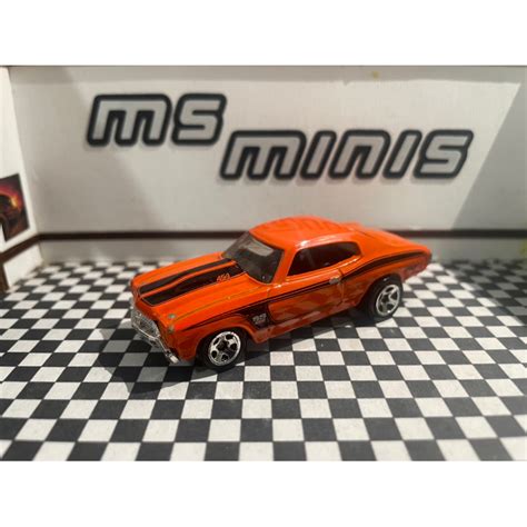Hot Wheels Loose Chevelle SS Laranja Shopee Brasil