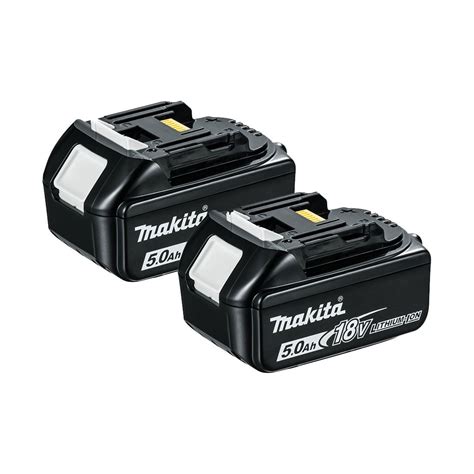 Makita BL1850X2 18v LXT 5 0Ah Li Ion Battery Twin Pack Power Tool World