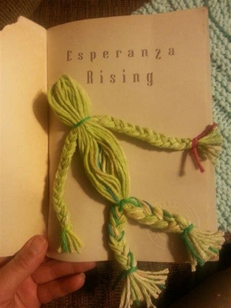 Yarn Doll Made For Book Report For Esperanza Rising Yarn Dolls