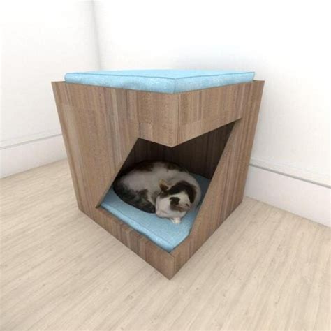 Mesa De Cabeceira Bercinho Para Gato Em Mdf Amadeirado Madeiramadeira