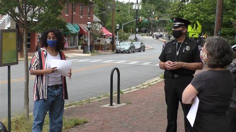 Takoma Park Mayor Police Chief Condemn Cop S Dismissive Interaction With Activist Youtube