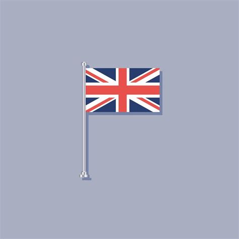 Illustration of United Kingdom flag Template 11023208 Vector Art at ...