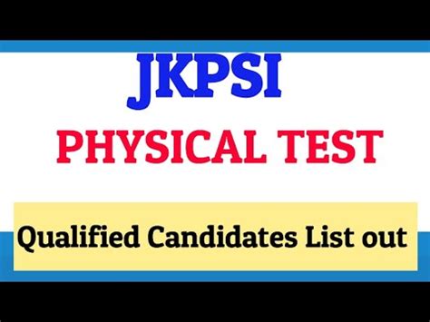 Jkpsi Pet Shortlisted Candidates List Out Just Now Jkpsi Jkssb