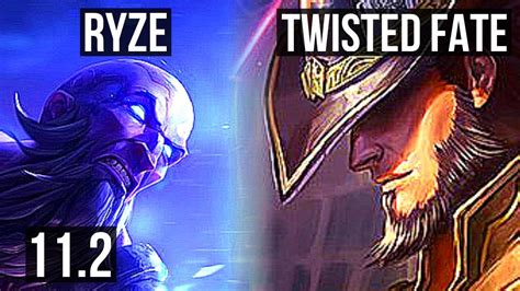 RYZE Vs TWISTED FATE MID Rank 4 Ryze 7 1 5 EUW Challenger V11