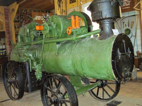 One Old Steam Locomotive An Ancient Steam Engine Stock Image Image Of Gear Steam 279150589