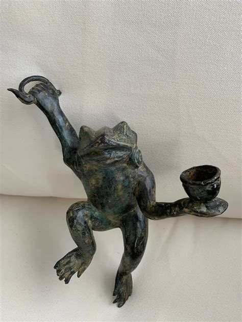 Brazilian Frog Candle Holder Etsy