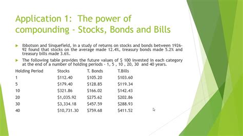 Present Value And Future Value Lecture 1 Formulacash Flow Typesinterest Ratediscount Rate