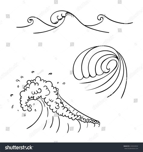 Шаблон для открытки волны - 68 фото