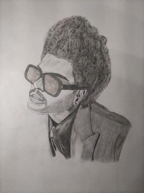 The Weeknd Drawing The Weeknd Drawing Drawings Art Reference