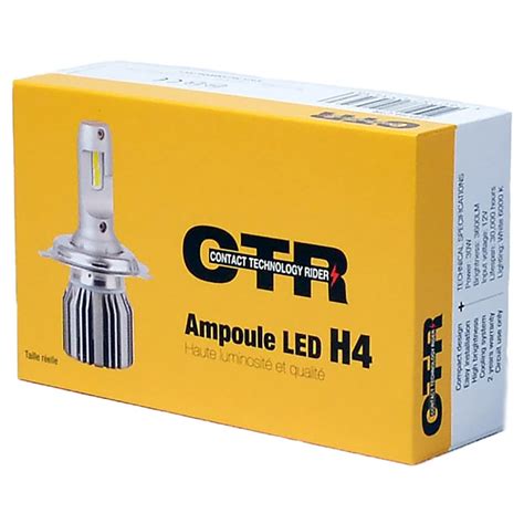 Ampoule LED H4 Tecno Globe Moto Dafy Moto Ampoule De Moto