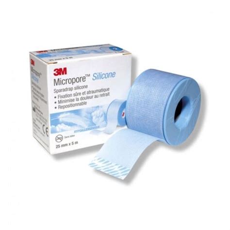 3m Micropore Silicone Adhesive Plaster Tape 25cm X 5m Hypoallergenic