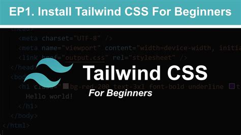 How To Install Tailwind Css V For Beginners Youtube