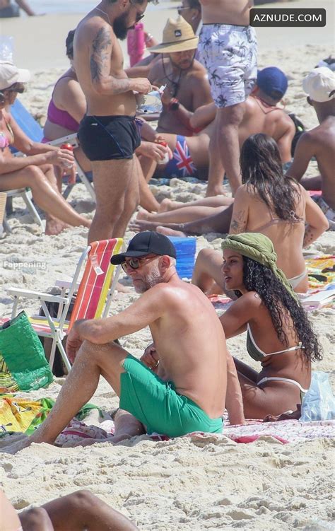 Narah Baptista Sexy Seen With Vincent Cassel Showing Off Her Amazing Bikini Body At Ipanema