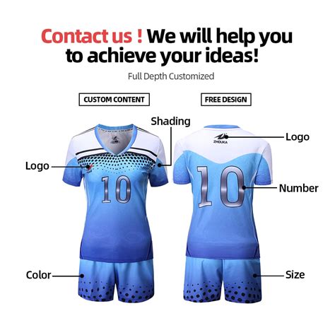 Sublimation Jersey Volleyball Uniforms Custom Your Design Name Number