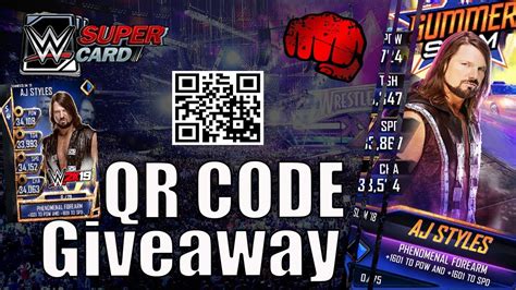 Wwe Supercard New Qr Codes