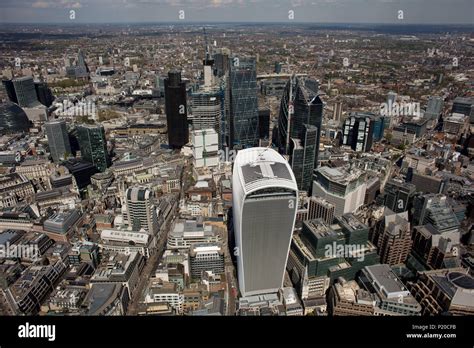 An aerial view of the skyscrapers in the City of London Stock Photo - Alamy