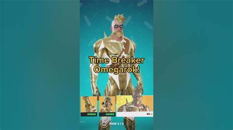 Unlocking Time Breaker Omegarok Fortnite Og Youtube