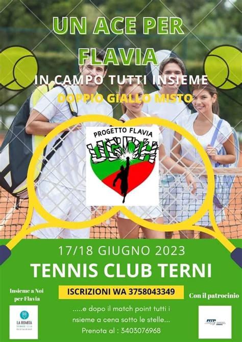 Terni Un Torneo Di Tennis E Di Padel Per Flavia Terni In Rete