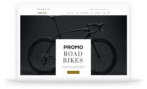 Et Bike Responsive Bicycle Shop Joomla Template Engine Templates