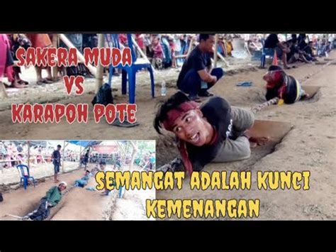 TARIK TAMBANG SAKERA MUDA VS KARAPOH POTE DILAPANGAN JAKA TARUB TELAGA