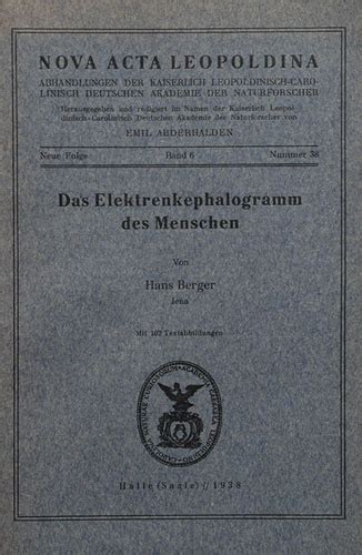 Hans Berger La Telepat A Y La Invenci N Del Electroencefalograma