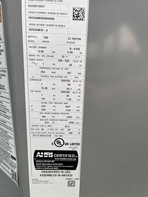 Is This Unit Sufficient For A 2440 Ft2 Home With 9ft Feeling R Hvacadvice