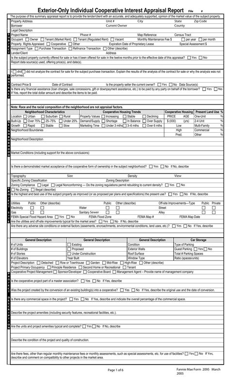 Fannie Mae Form Fill Out Printable Pdf Forms Online