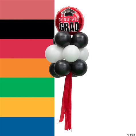 Graduation Balloon Yard Stake Topiary Kit 55 Pc Oriental Trading