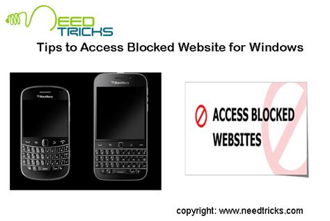 Tips To Access Blocked Website For Windows