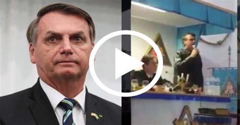 Após vazar vídeos em maçonaria Jair Bolsonaro se cansa e fala pela