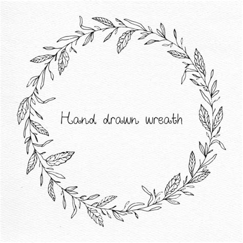 Free Vector Hand Drawn Wreath