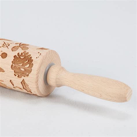 Christmas Greens Baking Rolling Pin Primitives By Kathy