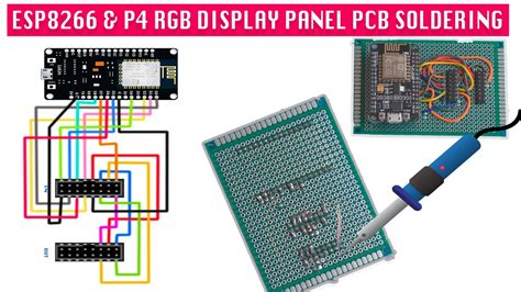 Esp P Rgb Display Panel Connection Diy Pcb Soldering Step By Step